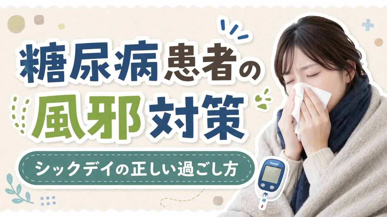 糖尿病患者の風邪対策｜シックデイの正しい過ごし方