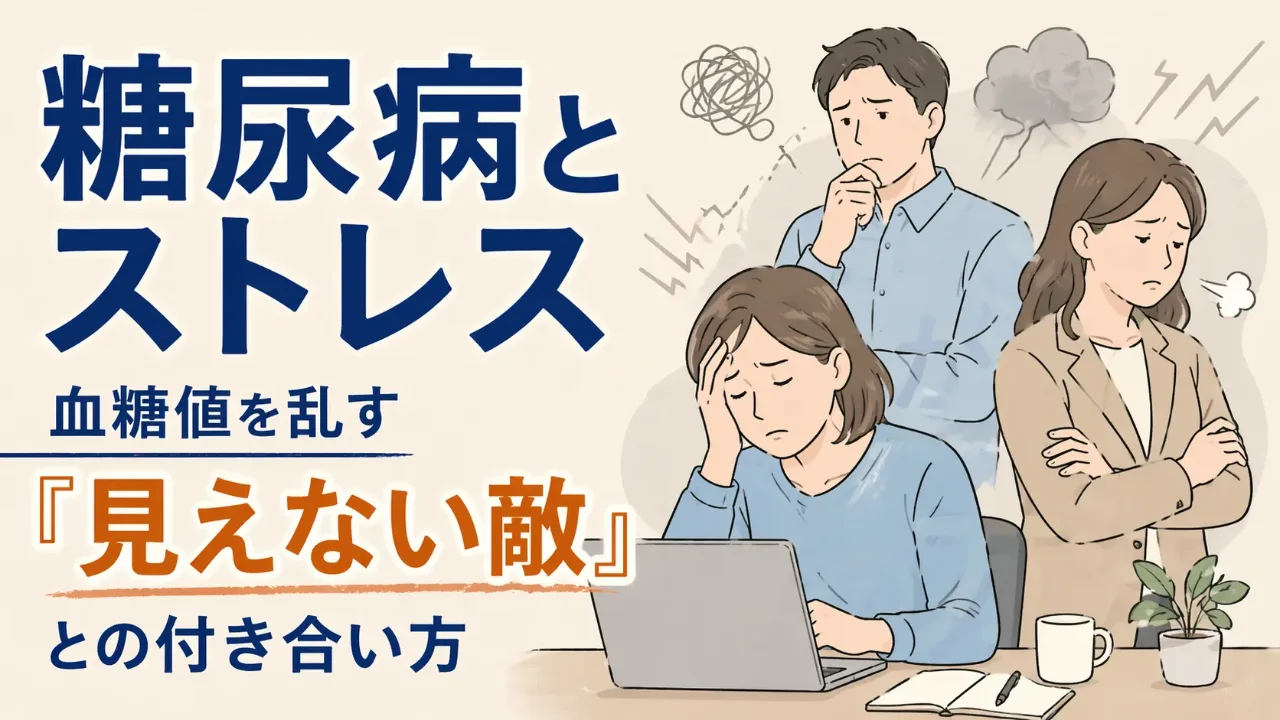 糖尿病とストレス——血糖値を乱す「見えない敵」との付き合い方