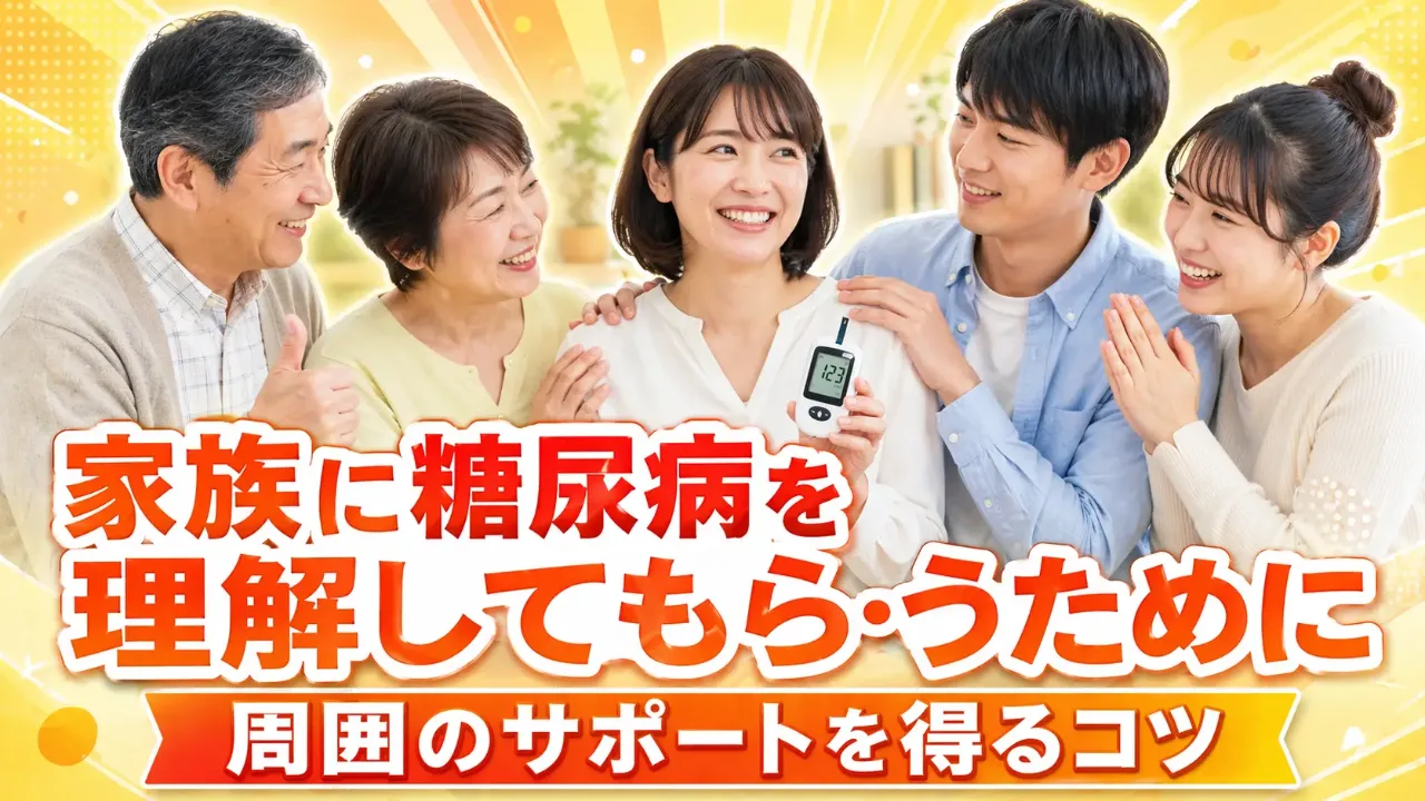 家族に糖尿病を理解してもらうために——周囲のサポートを得るコツ