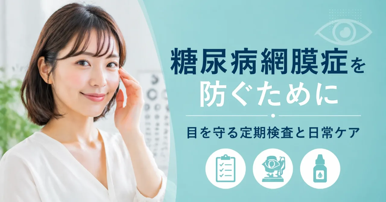 糖尿病網膜症を防ぐために——目を守る定期検査と日常ケア